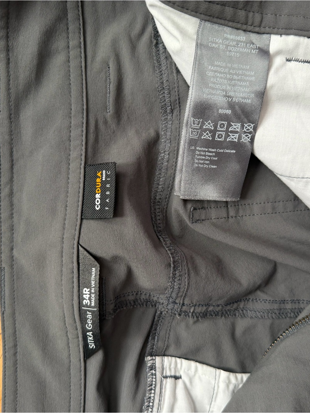 Sitka Gear Men's Corduroy Pants - Gray (34R)